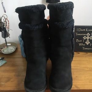 Michael Kors Black Fur Boots